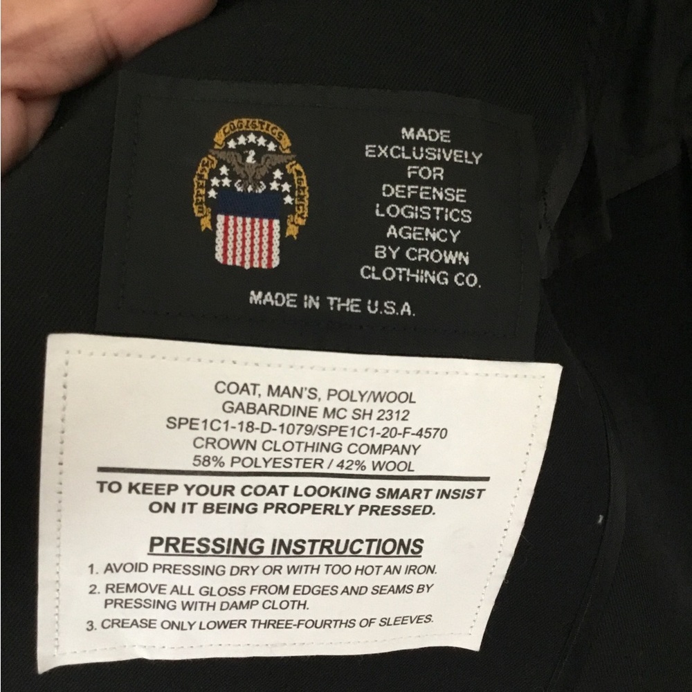 Marine Corps dress blue uniform set jacket size 39 long - Picture 4 of 8